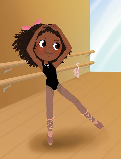 Fully illustrated book. Title: Tiny Brown Dancer